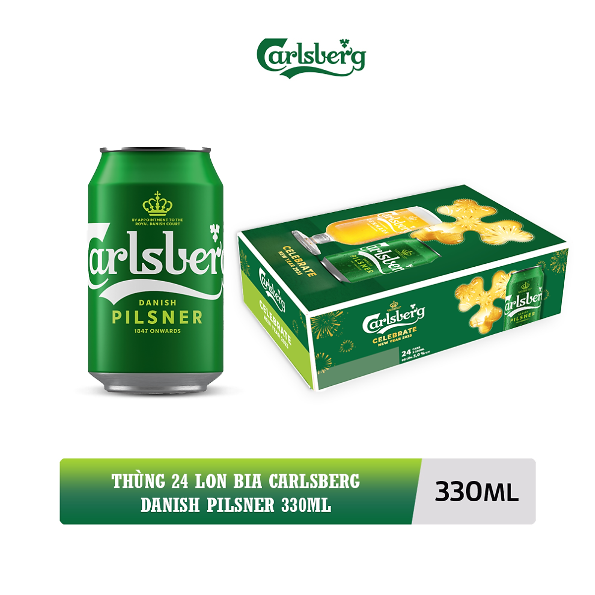 BIA CARLSBERG PILSNER LON 24 - 330ML